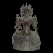 Guanyin en bronze  patine de fouilles